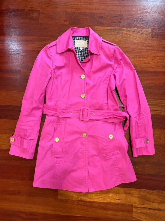 Banana Republic Pink Trench Coat - Picture 5 of 5